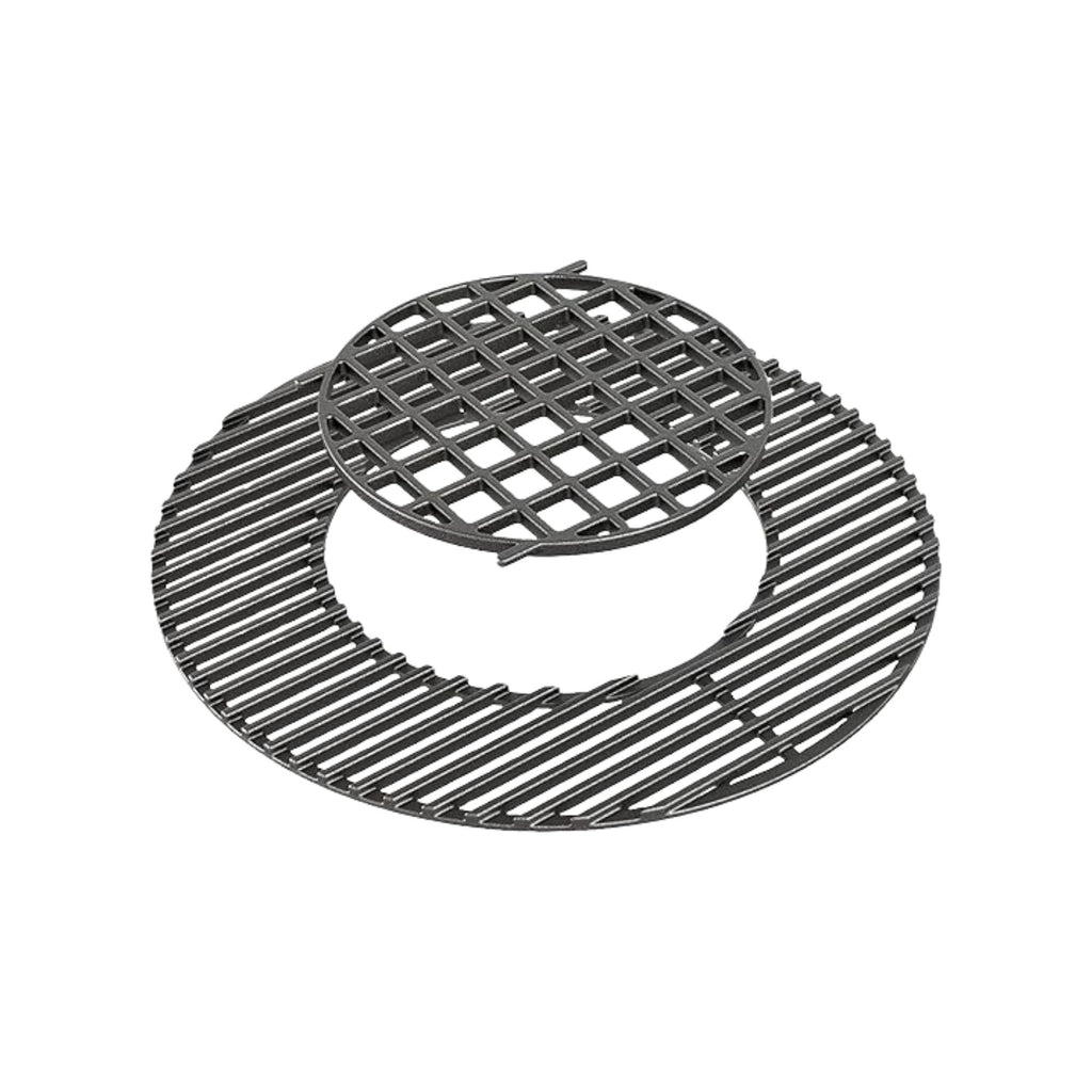 22" Cast Iron Cooking Grate with Removable Insert for Weber Kettle