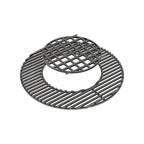 22" Cast Iron Cooking Grate with Removable Insert for Weber Kettle