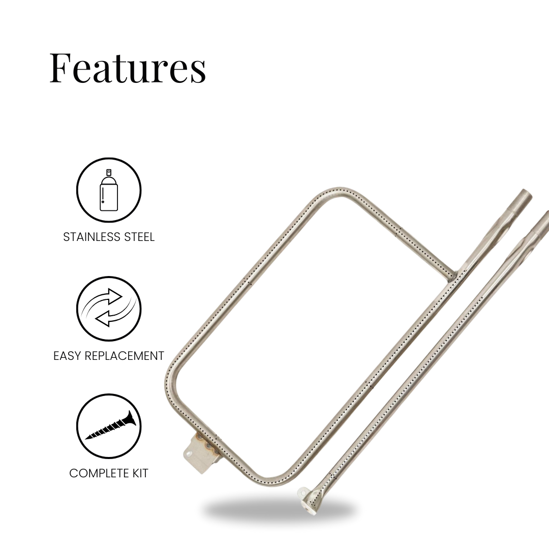 S.  Mega-Flame Burner for Weber Family Q 65032