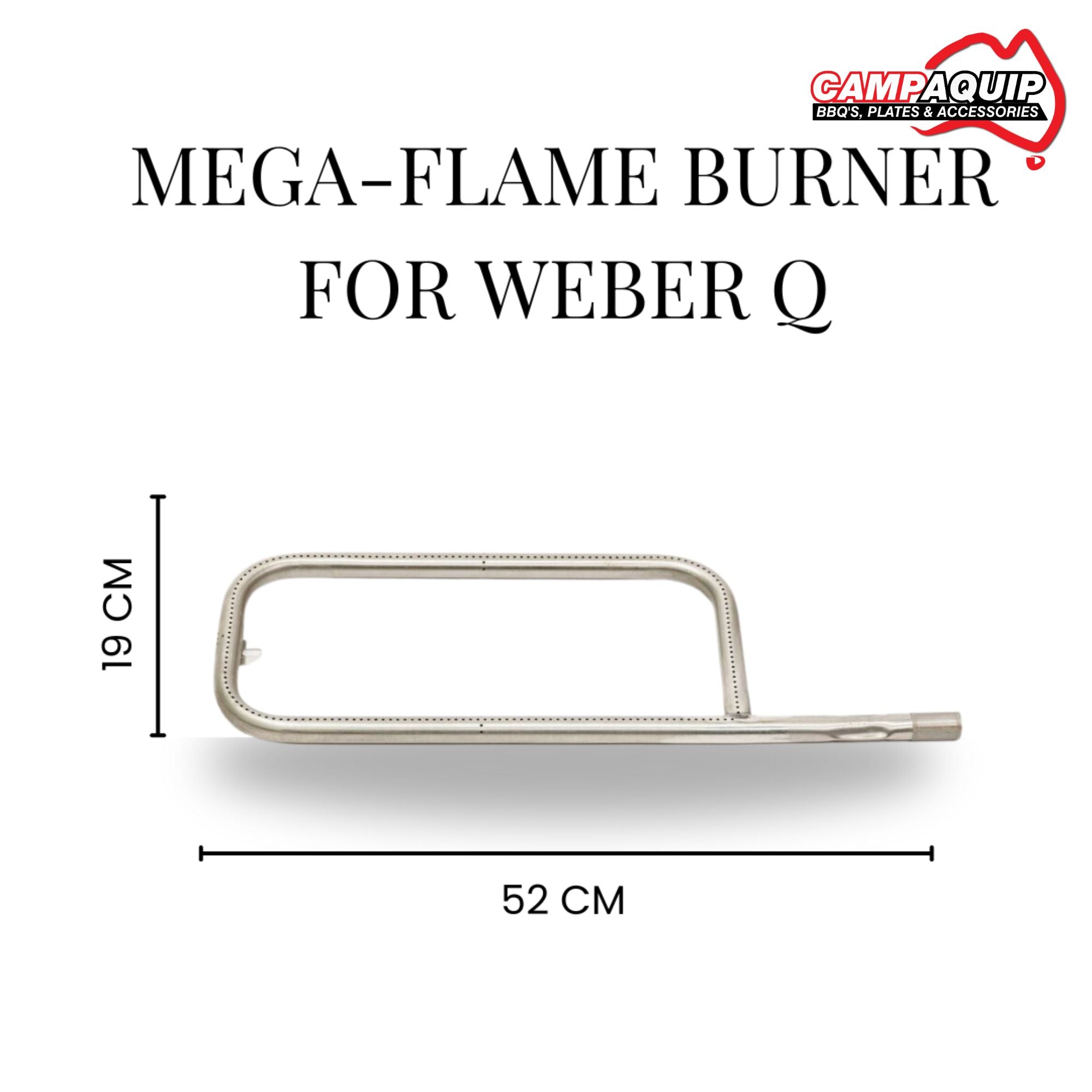 Mega-Flame Burner for Weber Q - 41862