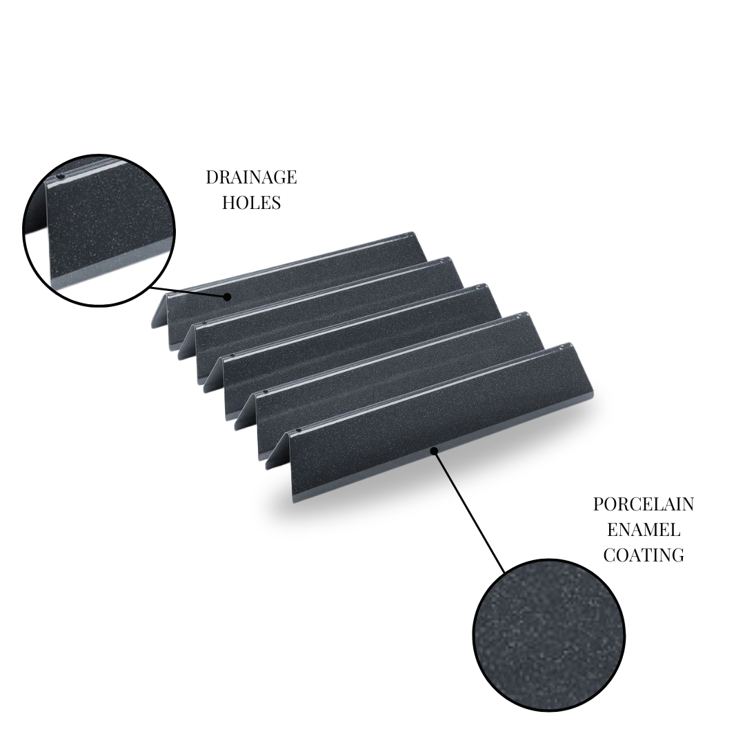 ZZ. Heat Flavorizer Bars for Weber Spirit II - E300 Series (Set of 5) 7636