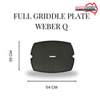 Barbeque Full Griddle Plate for Weber Q - 60002