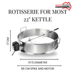 Rotisserie Charcoal BBQ - R8493