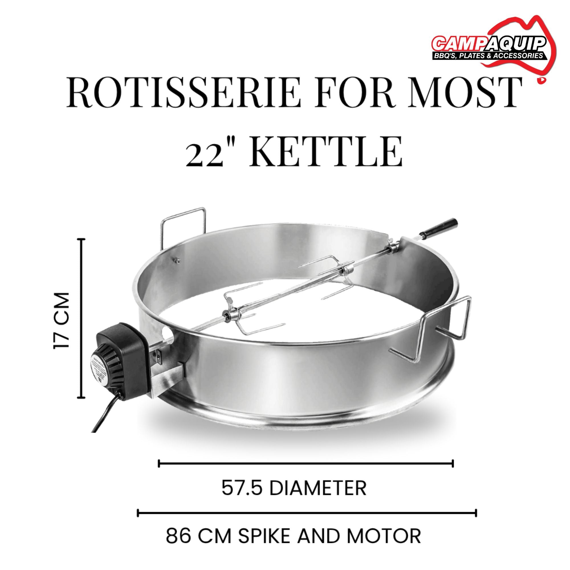 Rotisserie Charcoal BBQ - R8493
