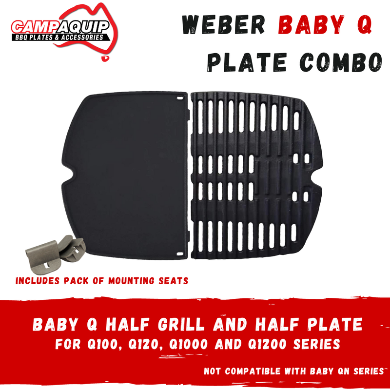G- COMBO - Baby Q Half Grill and Half Plate