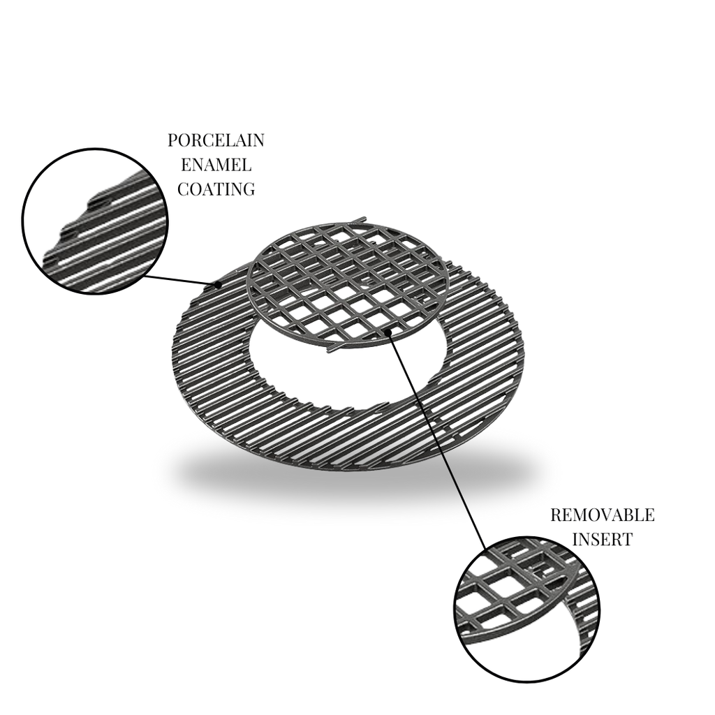 C-8835 22" Cast Iron Cooking Grate with Removable Insert