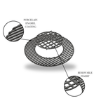 C-8835 22" Cast Iron Cooking Grate with Removable Insert