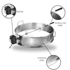 C-R8493 Rotisserie Charcoal BBQ