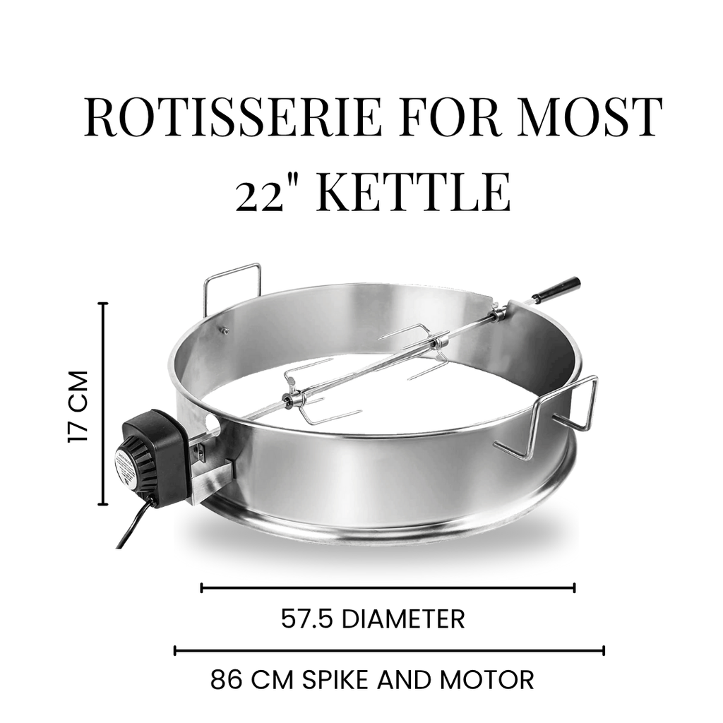 C-R8493 Rotisserie Charcoal BBQ