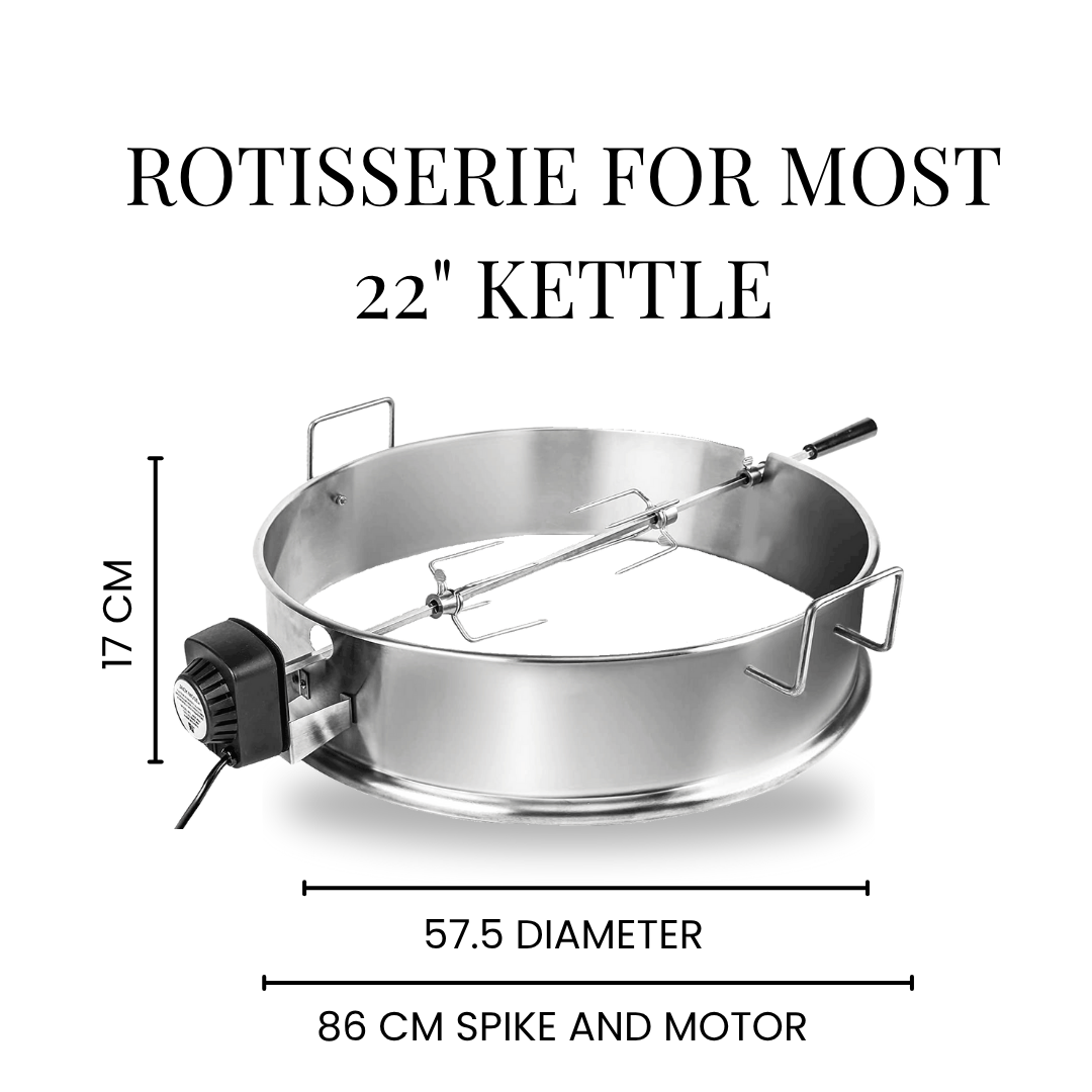 C-R8493 Rotisserie Charcoal BBQ
