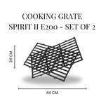 T. Cooking Grate for Weber Spirit II E200 Series - 2PC 7637