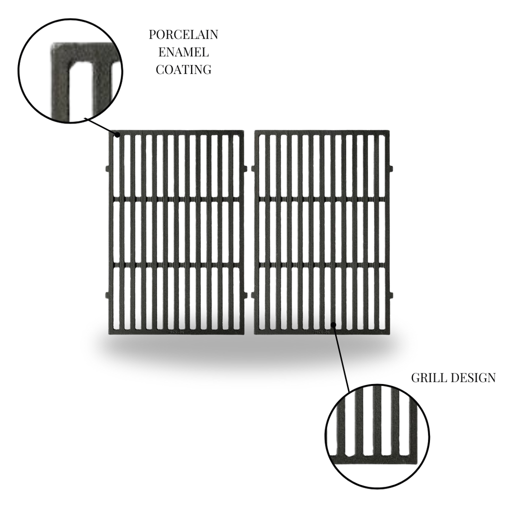 U. Cooking Grate for Weber Spirit II E300 Series - 2PC 7638