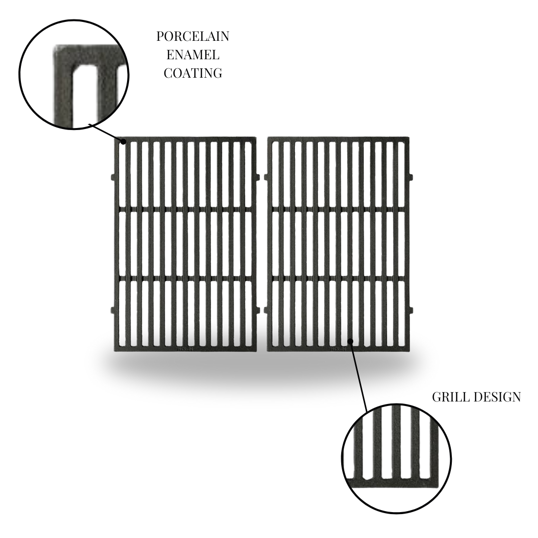 U. Cooking Grate for Weber Spirit II E300 Series - 2PC 7638
