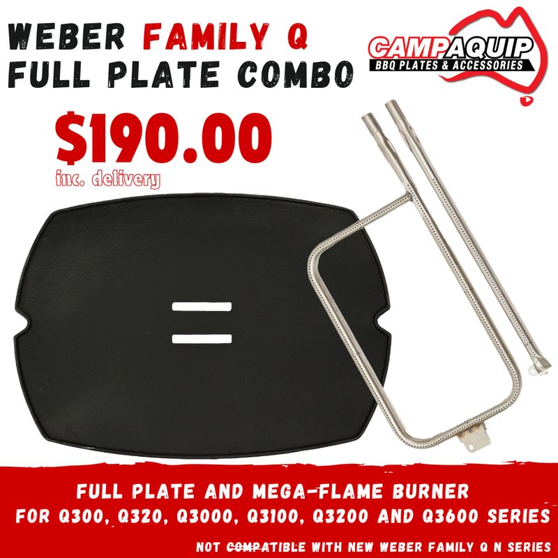 G- COMBO - FAMILY Q Full Plate and Burner