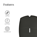 A. Barbeque Full Griddle Plate for Weber Baby Q 60001