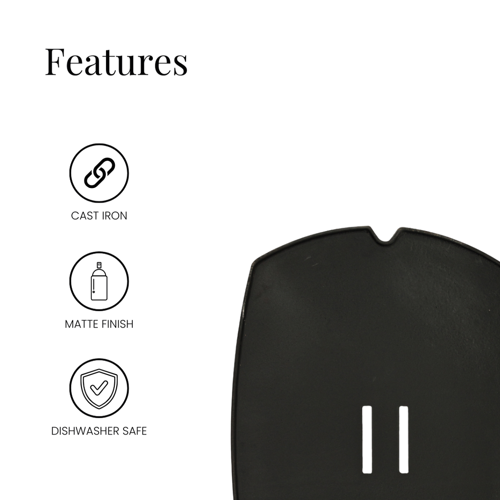 E. Barbeque Full Griddle Plate for Weber Family Q 60003