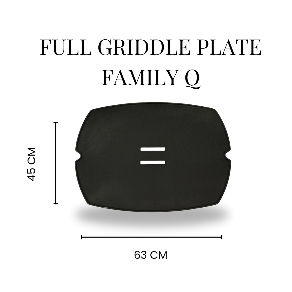 E. Barbeque Full Griddle Plate for Weber Family Q 60003