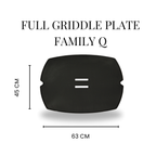 E. Barbeque Full Griddle Plate for Weber Family Q 60003