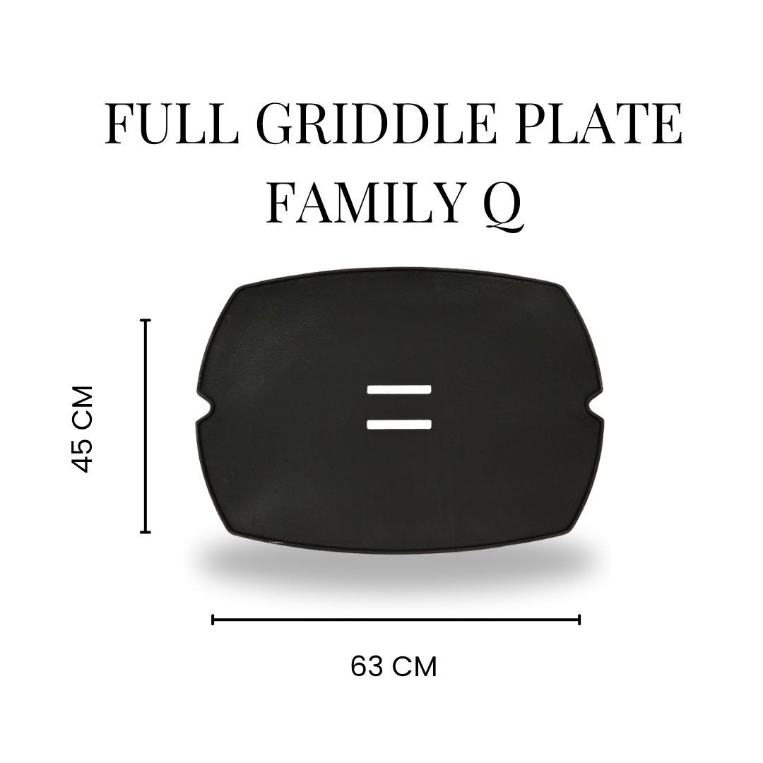 E. Barbeque Full Griddle Plate for Weber Family Q 60003