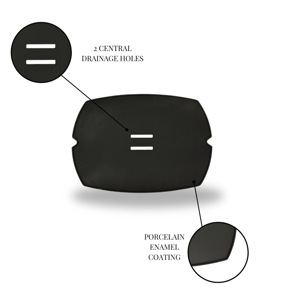 E. Barbeque Full Griddle Plate for Weber Family Q 60003