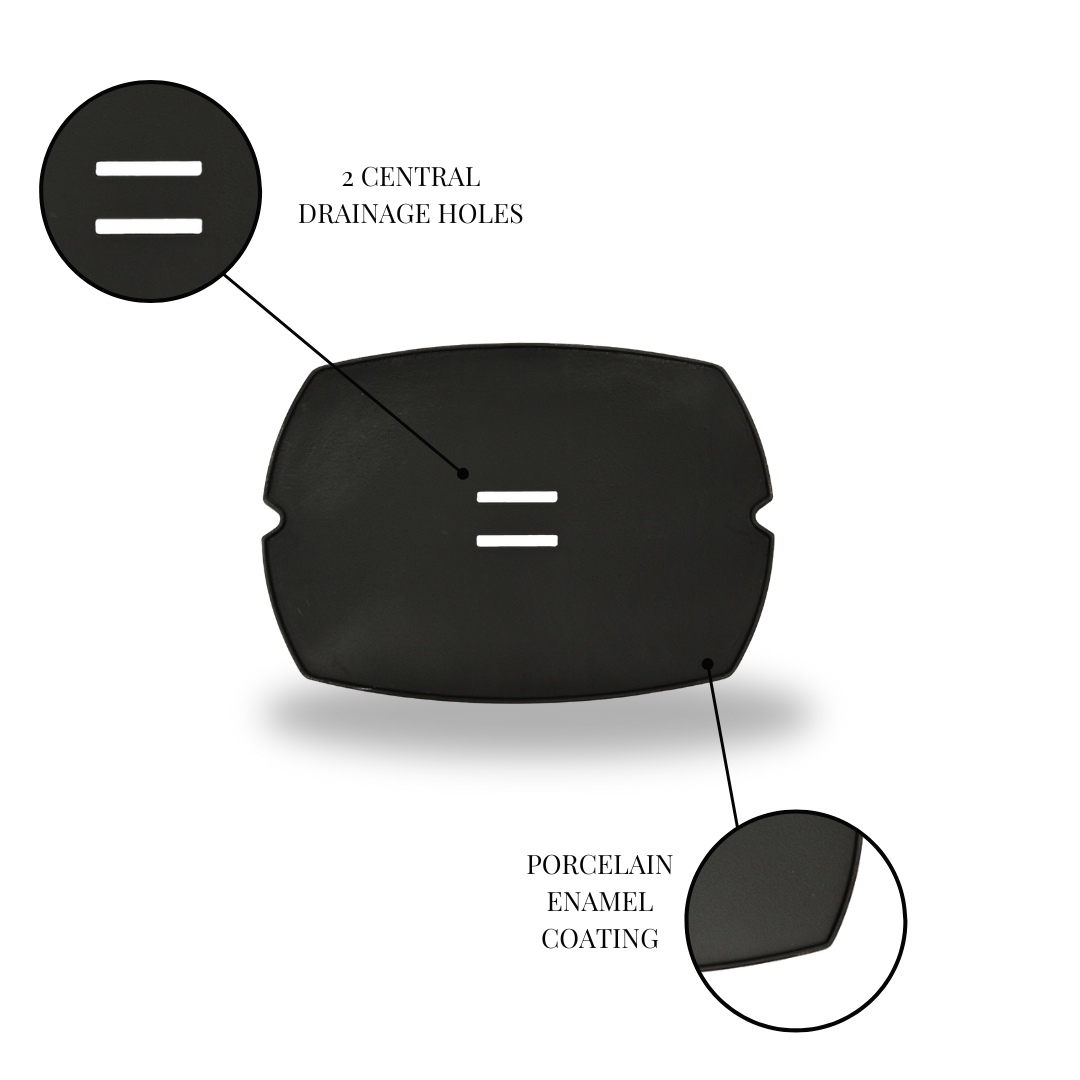 E. Barbeque Full Griddle Plate for Weber Family Q 60003