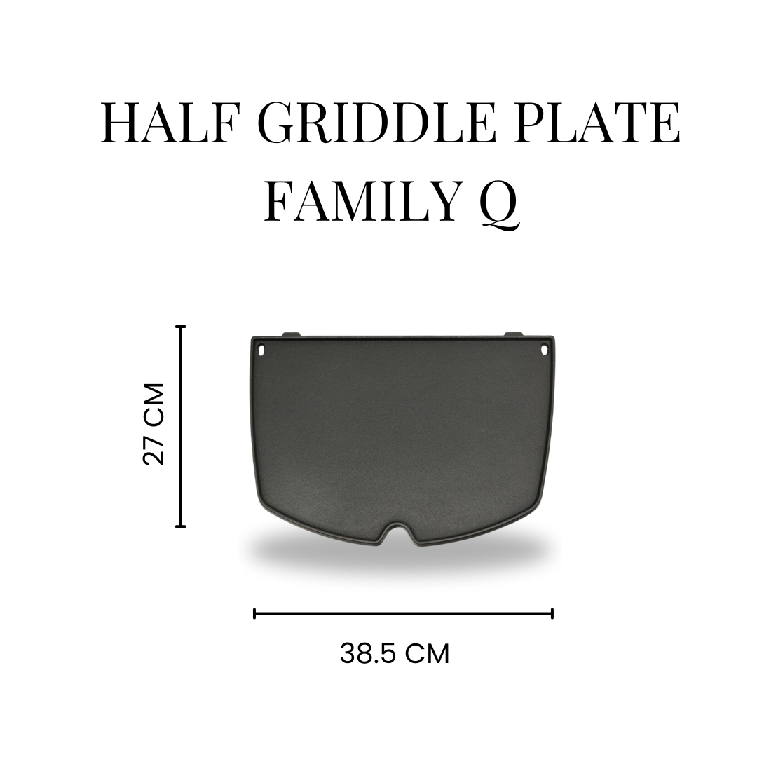 H. Barbeque Half Griddle Plate for Weber Q 6559