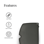 J. Barbeque Half Griddle Plate for Weber Family Q 6506