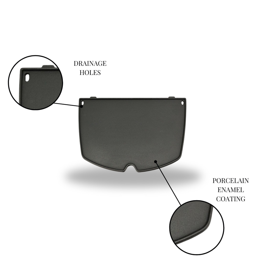 J. Barbeque Half Griddle Plate for Weber Family Q 6506