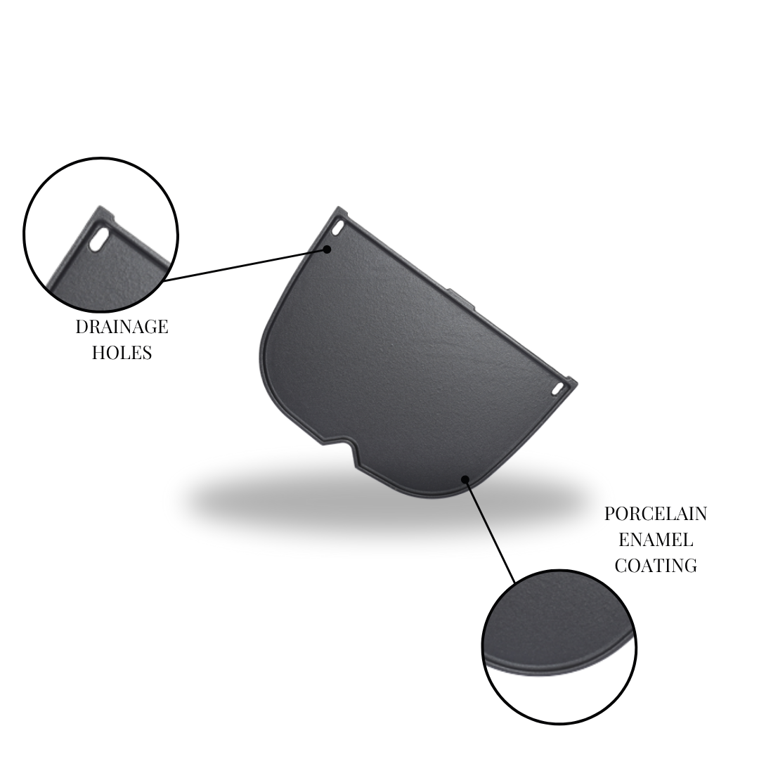 I. Half Griddle Plate for Weber Q N (Q2000N, Q2200N, Q2600N+, Q2800N+) 60043