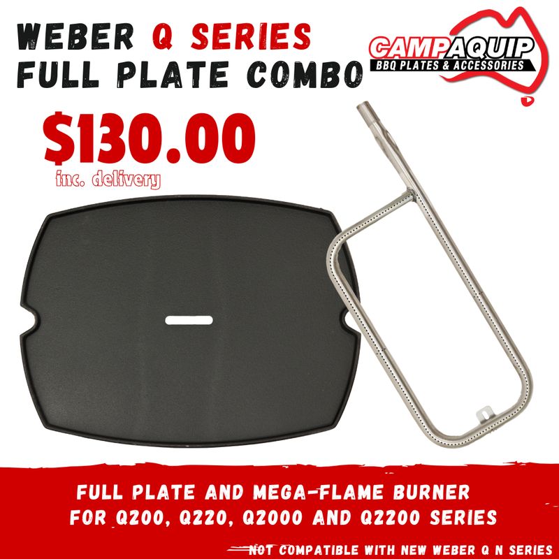 G- COMBO - WEBER Q Full Plate and Burner