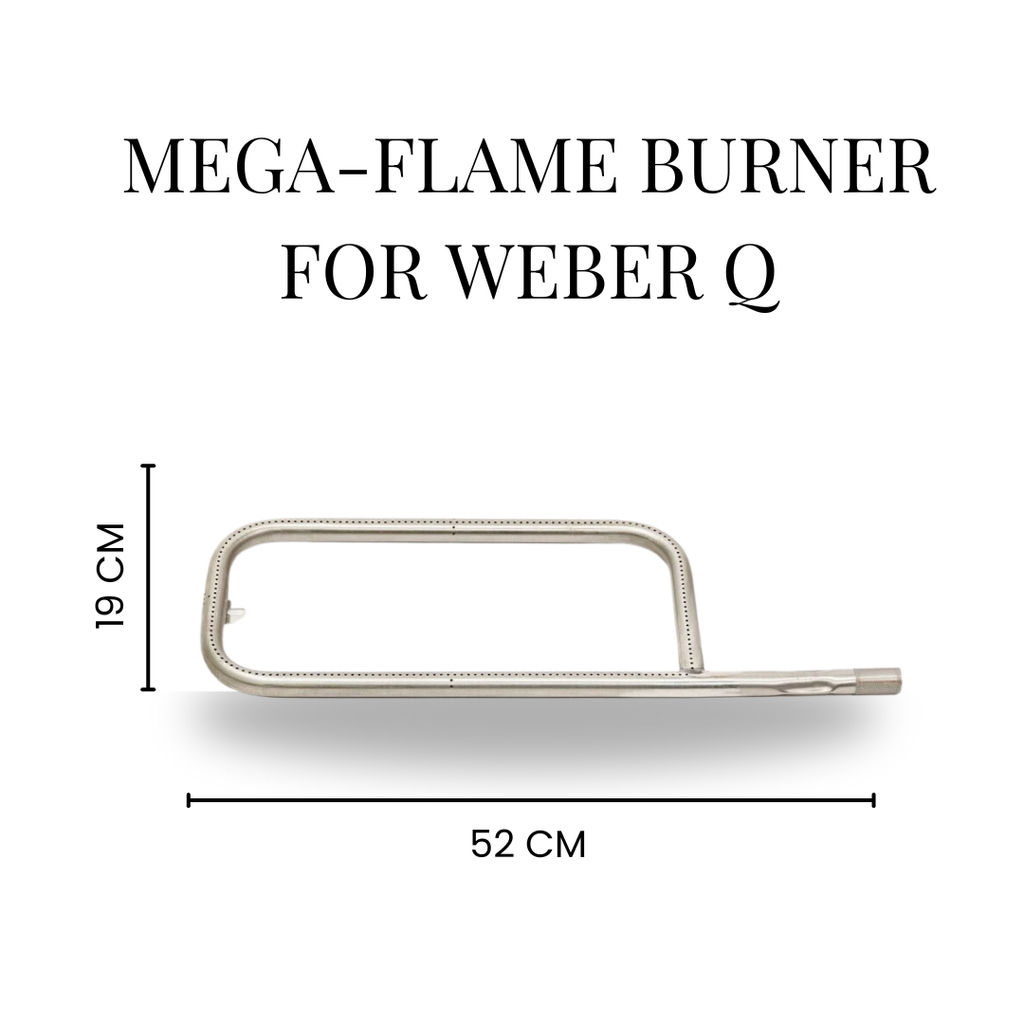 R.  Mega-Flame Burner for Weber Q 41862
